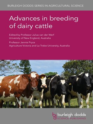 cover image of Advances in breeding of dairy cattle